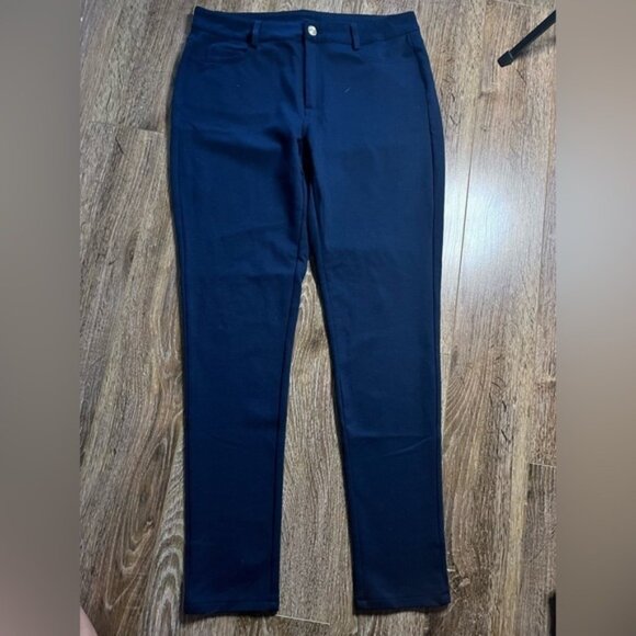 MICHAEL kors skinny navy bleu strech pant size 6 - Picture 3 of 9